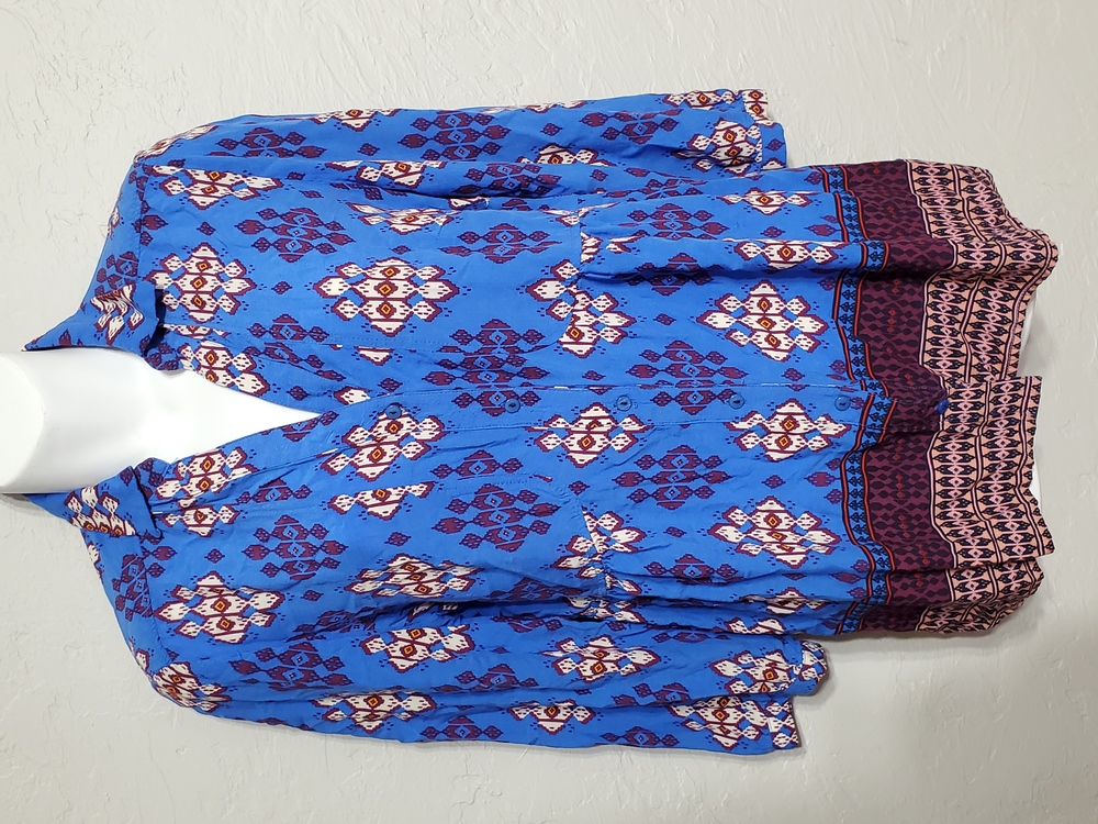 Anthropologie Maeve half sleeve Multicolor shirt size 10